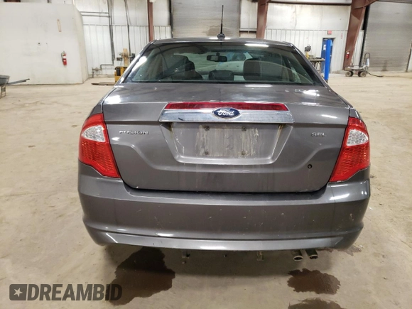 2011 Ford Fusion SEL with VIN 3FAHP0JA1BR345813, listed as a Copart auction lot 46787025 with 183,067 mi miles and Salvage Title. Bid and sale history available at carsss.com. Image 6.