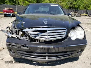 2007 Mercedes-Benz C 280 Luxury with VIN WDBRF92H97F921605, listed as a Copart auction lot 54670135 with 144,373 mi miles and Salvage title. Bid and sale history available at DreamBid. Image 5.