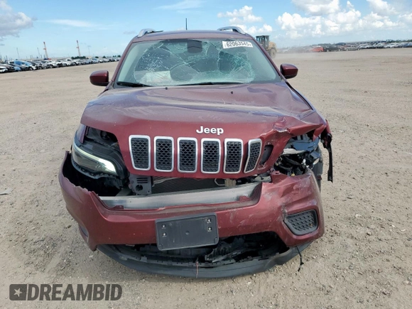 2020 Jeep Cherokee Latitude with VIN 1C4PJLCB3LD538716, listed as a Copart auction lot 62063545 with 29,970 mi miles and Salvage title. Bid and sale history available at DreamBid. Image 5.