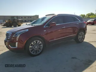 2018 Cadillac XT5 Premium Luxury FWD with VIN 1GYKNERS1JZ192211, listed as a Copart auction lot 52184055 with 48,323 mi miles and Salvage title. Bid and sale history available at DreamBid. Image 1.