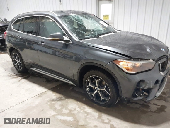 2018 BMW X1 xDrive28i with VIN WBXHT3C38J5L34625, listed as a IAAI auction lot 41133876 with 60,986 mi miles and . Bid and sale history available at DreamBid. Image 1.