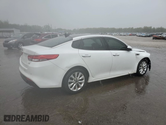 2016 Kia Optima EX with VIN 5XXGU4L35GG013206, listed as a Copart auction lot 51150455 with 166,865 mi miles and Salvage Title. Bid and sale history available at carsss.com. Image 3.