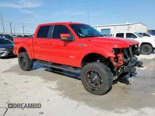 2013 Ford F-150 XL with VIN 1FTFW1ET5DFA29384, listed as a Copart auction lot 51109705 with 77,528 mi miles and Salvage Title. Bid and sale history available at carsss.com. Image 4.