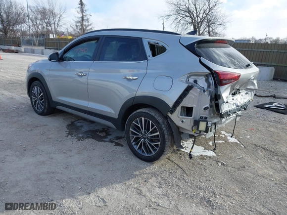 2021 Hyundai Tucson Sport with VIN KM8J3CAL1MU382233, listed as a IAAI auction lot 41378843 with 41,249 mi miles. Bid and sale history available at carsss.com. Image 3.