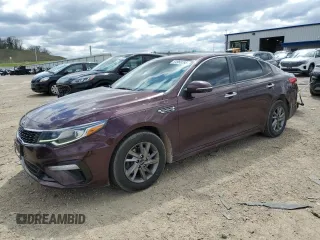 2019 Kia Optima LX z VIN 5XXGT4L31KG350841, wystawiony jako Copart lot #54968285 z przebiegiem 79 778 mil mil oraz Szkoda całkowita • Salvage title. Historia ofert i sprzedaży dostępna na DreamBid. Obrazek 1.