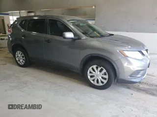 2016 Nissan Rogue S with VIN JN8AT2MT1GW000676, listed as a Copart auction lot 53278815 with 205,504 mi miles and Clean Title. Bid and sale history available at DreamBid. Image 4.