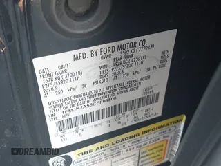 2012 Ford Expedition Max Limited with VIN 1FMJK2A55CEF01506, listed as a IAAI auction lot 42541424 with 380,132 mi miles and . Bid and sale history available at DreamBid. Image 9.