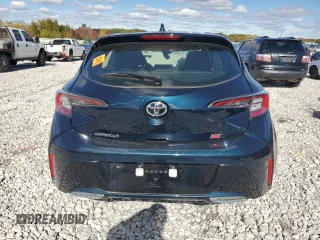 2021 Toyota Corolla Hatchback SE with VIN JTND4MBE9M3139341, listed as a Copart auction lot 74247674 with 0 mi miles and Salvage Title. Bid and sale history available at carsss.com. Image 6.