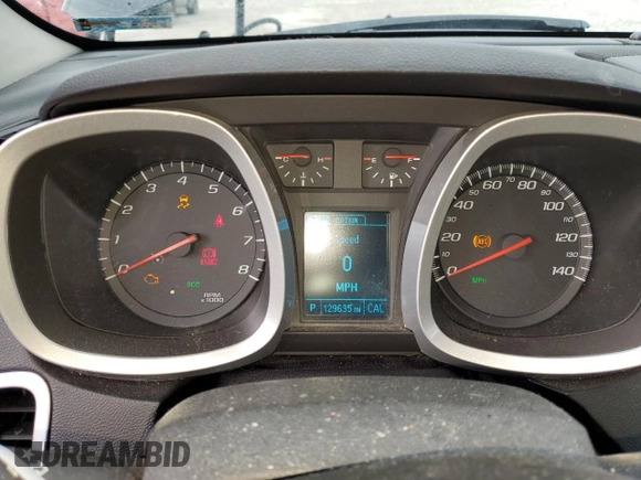 2017 Chevrolet Equinox Premier with VIN 2GNALDEK5H1575926, listed as a Copart auction lot 46900915 with 129,635 mi miles and Salvage Title. Bid and sale history available at DreamBid. Image 9.