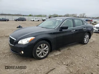2012 Infiniti M z VIN JN1BY1AR2CM395917, wystawiony jako Copart lot #51213005 z przebiegiem 89 574 mil mil oraz Szkoda całkowita • Salvage title. Historia ofert i sprzedaży dostępna na DreamBid. Obrazek 1.