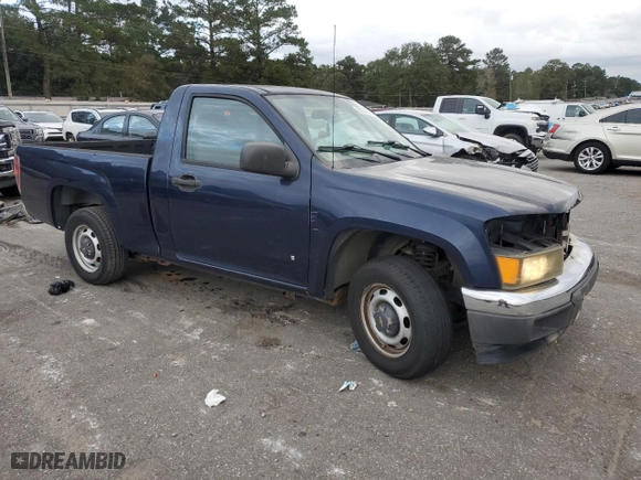 2007 Chevrolet Colorado Work Truck with VIN 1GCCS149X78145774, listed as a Copart auction lot 81375524 with 172,496 mi miles and Salvage Title. Bid and sale history available at carsss.com. Image 4.