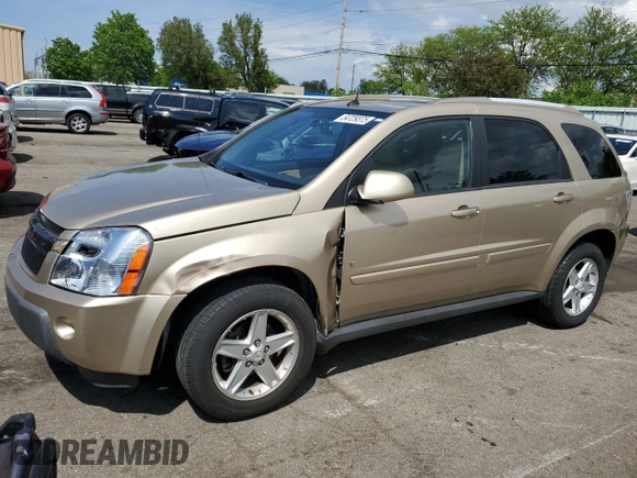 2006 Chevrolet Equinox LT z VIN 2CNDL63F866153765, wystawiony jako Copart lot #54729375 z przebiegiem 154 951 mil mil oraz Szkoda całkowita • Salvage title. Historia ofert i sprzedaży dostępna na DreamBid. Obrazek 1.