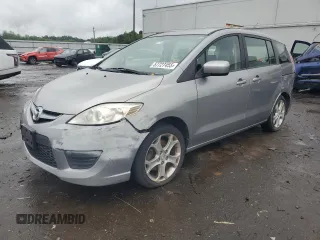 2010 Mazda 5 Sport z VIN JM1CR2WL1A0361299, wystawiony jako Copart lot #57727455 z przebiegiem 221 744 mil mil oraz Czysty tytuł • Clean title. Historia ofert i sprzedaży dostępna na DreamBid. Obrazek 1.