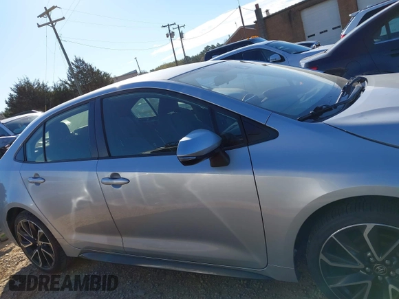2022 Toyota Corolla SE with VIN JTDS4MCE9N3509473, listed as a IAAI auction lot 41870103 with 39,484 mi miles. Bid and sale history available at carsss.com. Image 14.