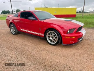 2007 Ford Mustang Shelby GT500 z VIN 1ZVHT88S075317950, wystawiony jako Copart lot #59194745 z przebiegiem 30 515 mil mil oraz Czysty tytuł • Clean title. Historia ofert i sprzedaży dostępna na DreamBid. Obrazek 1.