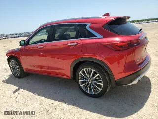 2024 Infiniti QX50 SENSORY with VIN 3PCAJ5EB2RF112760, listed as a Copart auction lot 51296305 with 7,677 mi miles and Salvage Title. Bid and sale history available at carsss.com. Image 2.