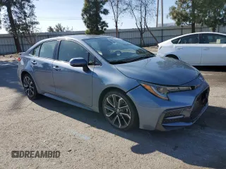 2022 Toyota Corolla SE with VIN JTDS4MCE6N3510323, listed as a Copart auction lot 49559575 with 38,024 mi miles and Salvage Title. Bid and sale history available at carsss.com. Image 4.