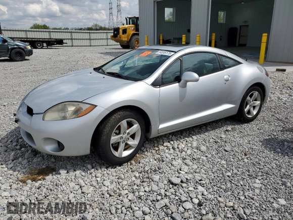 2007 Mitsubishi Eclipse GS with VIN 4A3AK24F27E021158, listed as a Copart auction lot 54696175 with 172,163 mi miles and Salvage Title. Bid and sale history available at carsss.com. Image 1.
