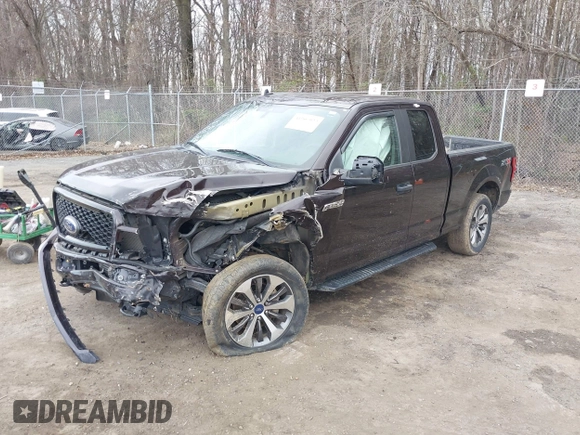 2020 Ford F-150 XL with VIN 1FTEX1EP9LKD59711, listed as a IAAI auction lot 41907922 with 67,175 mi miles. Bid and sale history available at carsss.com. Image 17.
