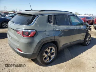2020 Jeep Compass Limited with VIN 3C4NJDCB3LT167127, listed as a Copart auction lot 42777995 with 101,783 mi miles and Salvage Title. Bid and sale history available at carsss.com. Image 3.
