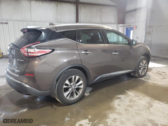 2017 Nissan Murano SL with VIN 5N1AZ2MH5HN171911, listed as a Copart auction lot 41733455 with 175,996 mi miles and Salvage Title. Bid and sale history available at carsss.com. Image 3.