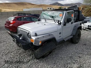 2003 Jeep Wrangler Sport with VIN 1J4FA49SX3P369375, listed as a Copart auction lot 71309184 with 0 mi miles and Salvage Title. Bid and sale history available at carsss.com. Image 1.