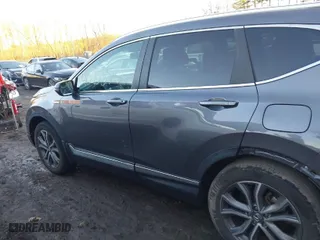 2022 Honda CR-V Hybrid Touring with VIN 5J6RT6H9XNL038288, listed as a IAAI auction lot 40955705 with 61,153 mi miles. Bid and sale history available at carsss.com. Image 14.