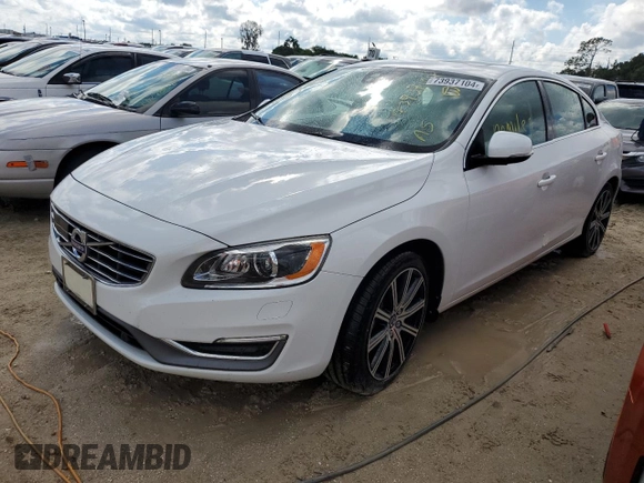 2017 Volvo S60 Inscription Platinum with VIN LYV402TM6HB195886, listed as a Copart auction lot 73937104 with 0 mi miles and Non Repairable. Bid and sale history available at carsss.com. Image 1.