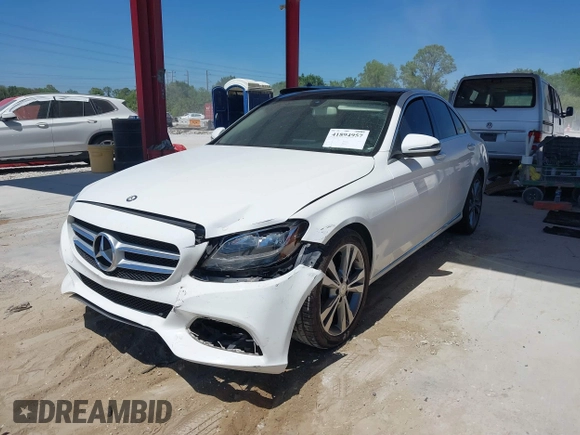 2017 Mercedes-Benz C 300 with VIN WDDWF4JB5HR286828, listed as a IAAI auction lot 41894957 with 57,325 mi miles and . Bid and sale history available at carsss.com. Image 17.