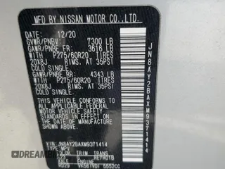 2021 Nissan Armada SL with VIN JN8AY2BAXM9371414, listed as a Copart auction lot 84722504 with 97,185 mi miles and Clean Title. Bid and sale history available at carsss.com. Image 13.