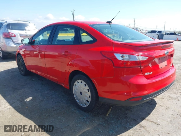2012 Ford Focus SE with VIN 1FAHP3F27CL417875, listed as a IAAI auction lot 42128614 with 56,961 mi miles. Bid and sale history available at carsss.com. Image 3.