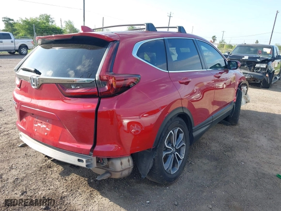 2022 Honda CR-V EX-L with VIN 5J6RW1H84NA022861, listed as a IAAI auction lot 41943584 with 1 mi miles. Bid and sale history available at carsss.com. Image 4.