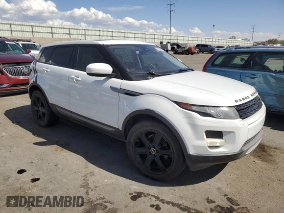 2012 Land Rover Range Rover Evoque Pure Premium with VIN SALVR2BG8CH655572, listed as a Copart auction lot 57293195 with 120,900 mi miles and Salvage title. Bid and sale history available at DreamBid. Image 4.