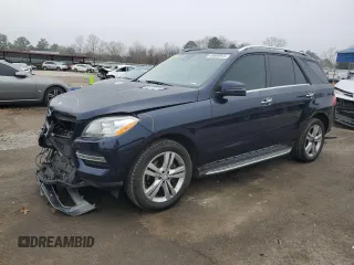 2014 Mercedes-Benz M 350 with VIN 4JGDA5JB0EA386539, listed as a Copart auction lot 43509915 with 134,627 mi miles and Salvage Title. Bid and sale history available at carsss.com. Image 1.