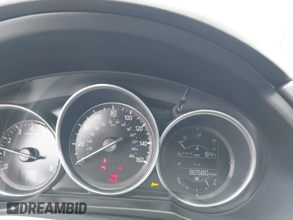 2019 Mazda CX-5 Sport with VIN JM3KFABM4K1565787, listed as a IAAI auction lot 42054585 with 80,580 mi miles and . Bid and sale history available at DreamBid. Image 7.