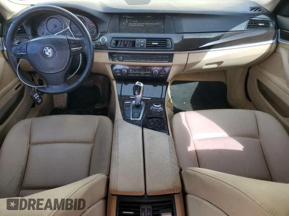 2013 BMW 5 Series 528i with VIN WBAXG5C51DD231242, listed as a Copart auction lot 48218565 with 107,166 mi miles and Salvage Title. Bid and sale history available at carsss.com. Image 8.