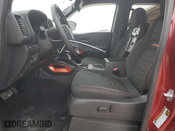 2023 Nissan Frontier SV with VIN 1N6ED1EJ1PN645834, listed as a Copart auction lot 45502255 with 15,619 mi miles and Salvage title. Bid and sale history available at DreamBid. Image 7.