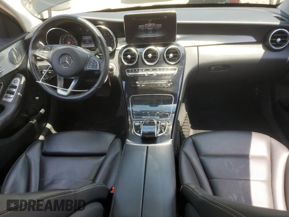 2015 Mercedes-Benz C 300 Luxury with VIN 55SWF4KB0FU022927, listed as a Copart auction lot 61828975 with 97,541 mi miles and Salvage title. Bid and sale history available at DreamBid. Image 8.