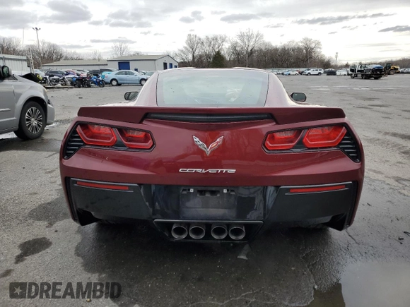 2016 Chevrolet Corvette 1LT with VIN 1G1YA2D78G5116815, listed as a Copart auction lot 47395335 with 18,278 mi miles and Salvage Title. Bid and sale history available at carsss.com. Image 6.