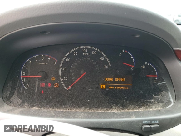 2006 Hyundai Azera SE with VIN KMHFC46F66A056611, listed as a Copart auction lot 55468615 with 138,582 mi miles and Salvage title. Bid and sale history available at DreamBid. Image 9.