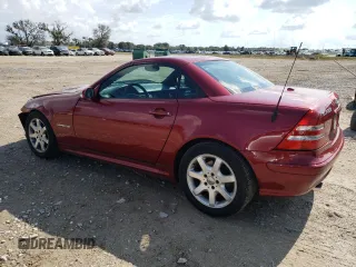 2002 Mercedes-Benz SLK-Class 2.3L Kompressor with VIN WDBKK49F32F243947, listed as a Copart auction lot 68308554 with 60,116 mi miles and Salvage Title. Bid and sale history available at carsss.com. Image 2.