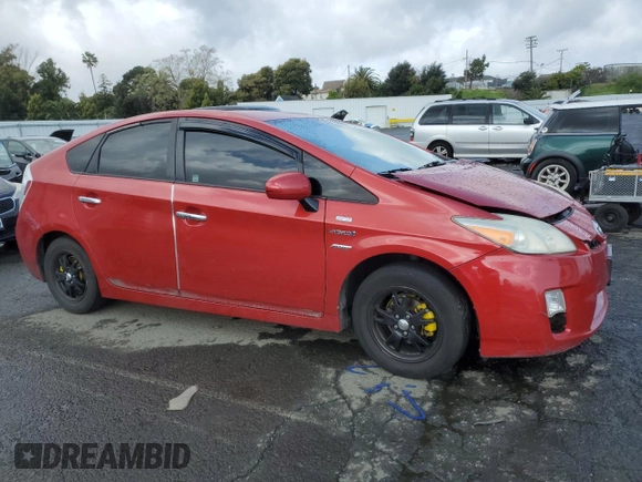 2011 Toyota Prius I with VIN JTDKN3DU8B1474686, listed as a Copart auction lot 51343785 with 287,264 mi miles and Salvage Title. Bid and sale history available at carsss.com. Image 4.