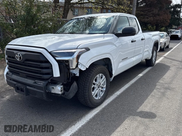 2022 Toyota Tundra SR5 with VIN 5TFLA5GD2NX001679, listed as a Copart auction lot 53191915 with 6,814 mi miles and Salvage title. Bid and sale history available at DreamBid. Image 2.