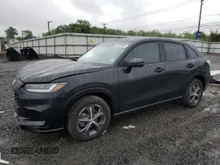 2025 Honda HR-V EX-L with VIN 3CZRZ2H74SM721054, listed as a Copart auction lot 57895205 with 17,625 mi miles and Salvage title. Bid and sale history available at DreamBid. Image 1.