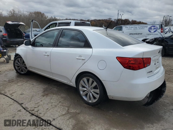 2013 Kia Forte SX with VIN KNAFW4A32D5737361, listed as a Copart auction lot 81759564 with 114,028 mi miles and Salvage Title. Bid and sale history available at carsss.com. Image 2.
