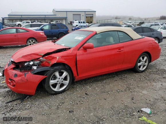 2007 Toyota Camry Solara SE with VIN 4T1FA38P77U112559, listed as a Copart auction lot 44934115 with 155,830 mi miles and Salvage Title. Bid and sale history available at carsss.com. Image 1.