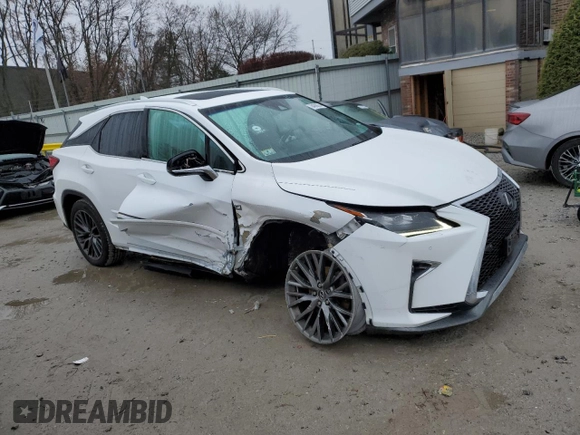 2018 Lexus RX 350 with VIN 2T2BZMCAXJC149187, listed as a Copart auction lot 84088384 with 89,310 mi miles and Salvage Title. Bid and sale history available at DreamBid. Image 4.