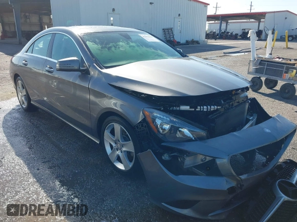2015 Mercedes-Benz CLA 250 with VIN WDDSJ4EB1FN247908, listed as a IAAI auction lot 41992660 with 56,959 mi miles and . Bid and sale history available at DreamBid. Image 1.