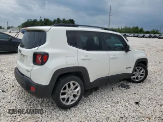 2017 Jeep Renegade Latitude with VIN ZACCJABB9HPG52068, listed as a Copart auction lot 55065385 with 57,773 mi miles and Salvage title. Bid and sale history available at DreamBid. Image 3.