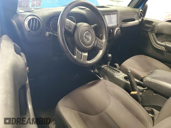 2015 Jeep Wrangler Freedom Edition z VIN 1C4AJWAG7FL520090, wystawiony jako Copart lot #62756975 z przebiegiem Nie podano mil oraz Szkoda całkowita • Salvage title. Historia ofert i sprzedaży dostępna na DreamBid. Obrazek 8.